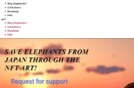 WordPress Website for NFT Minging